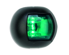 TREM Orsa LED feu de tribord vert noir (112,5°) TREM Orsa LED feu de tribord vert noir (112,5°)
