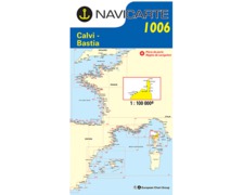 NAVICARTE Carte n°1006 Calvi, Bastia, Le Cap Corse NAVICARTE Carte n°1006 Calvi, Bastia, Le Cap Corse