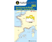 NAVICARTE Carte n° 505 Port St Louis Marseille Etang de Berr NAVICARTE Carte n° 505 Port St Louis Marseille Etang de Berr