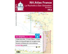 NV Charts Atlas La Rochelle à San Sebastian FR8 NV Charts Atlas La Rochelle à San Sebastian FR8