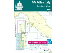 NV Charts Atlas Italie Ouest de la Sardaigne IT 4 NV Charts Atlas Italie Ouest de la Sardaigne IT 4