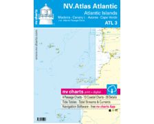 NV Charts ATLAS Atlantic Madeira,Canary,Azores,CapVerde ATL3 NV Charts ATLAS Atlantic Madeira,Canary,Azores,CapVerde ATL3