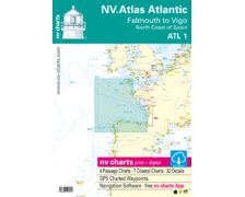 NV Charts ATLAS Atlantic Falmouth to Vigo ATL1 NV Charts ATLAS Atlantic Falmouth to Vigo ATL1