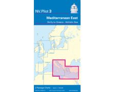 NV CHARTS Pilot 3 Carte marine Hauturière Mediterranée Est NV CHARTS Pilot 3 Carte marine Hauturière Mediterranée Est