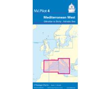 NV CHARTS Pilot 4 Carte marine hauturière Méditerranée Ouest NV CHARTS Pilot 4 Carte marine hauturière Méditerranée Ouest
