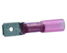 Cosses thermorétractables à œil 4mm rouge- les 10