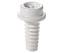 CAF-COMPO Bouton universel composite Long Blanc - Les 10