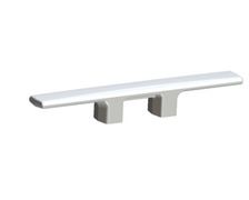 DAMADE Taquet d’amarrage L 250 mm aluminium taraudé DAMADE Taquet d’amarrage L 250 mm aluminium taraudé