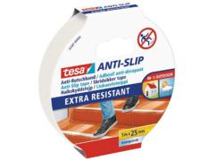 TESA Bande adhésive anti-dérapante transparente 5m x 25mm TESA Bande adhésive anti-dérapante transparente 5m x 25mm