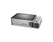 PLANCHA A GAZ NOMADE / 2 BRULEURS EN ACIER INOX LONGITUDINAU