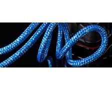 COUSIN  Rafale diam 6 mm - moire bleu / blanc
