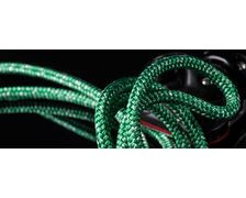 COUSIN  Rafale diam 6 mm - moire vert / blanc