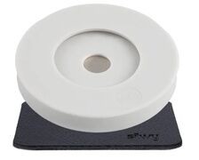 SILWY Adaptateur aimanté pour verres à pied GRIS avec patin