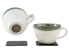 SILWY Tasses aimantés en porcelaine les 2