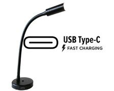 MANTAGUA LISEUSE LED YEU NOIR AVEC INTER ET USB C 10 w
