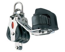 RONSTAN Poulie S20 micro 20mm,triple ringot+taquet RONSTAN Poulie S20 micro 20mm,triple ringot+taquet