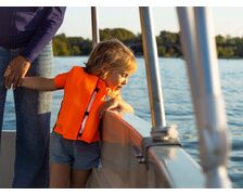 FLOATEE Gilet de sauvetage enfant Orange 10-15kg manches cou