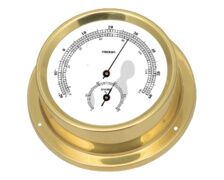 TALAMEX Hygrometre Série 125 Laiton poli