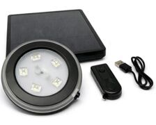LUMAGSOLAR Plafonnier LED solaire avec aimant