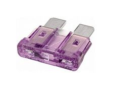 Fusible enfichable - 3 A - violet - Blister de 3