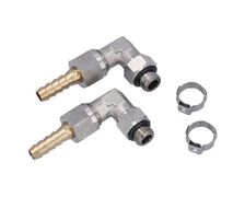 Jeu de raccords coudés - tuyau souple – pompe - 1/8 BSPP - Ø