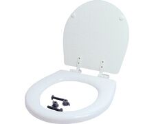 JABSCO Abattant cuvette compacte bois avec charnières JABSCO Abattant cuvette compacte bois avec charnières