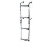PLASTIMO ECHELLE INOX PLIANT 90D,3+3 ECH GRIS CRB