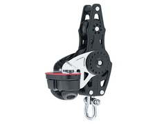 HARKEN Poulie violon à ringot Ø réa 57mm Ø cord 10mm taquet HARKEN Poulie violon à ringot Ø réa 57mm Ø cord 10mm taquet