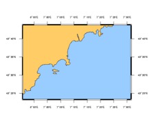 SHOM L7409 de la Rade d'Agay à Monaco SHOM L7409 de la Rade d'Agay à Monaco