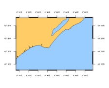 SHOM L7054 de l'embouchure de l'Aude à Sète SHOM L7054 de l'embouchure de l'Aude à Sète