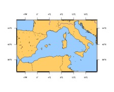 SHOM 6757 à plat du Détroit de Gibraltar au Canal de Sicile SHOM 6757 à plat du Détroit de Gibraltar au Canal de Sicile