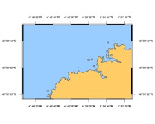 SHOM L7094 Du Phare du Four à l'île Vierge Port de l'Aber-Wr SHOM L7094 Du Phare du Four à l'île Vierge Port de l'Aber-Wr