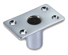 FORESTI Support encastrable laiton chromé pour dame de nage FORESTI Support encastrable laiton chromé pour dame de nage