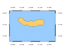 SHOM 7432 à plat Ile de Sao Migue SHOM 7432 à plat Ile de Sao Migue