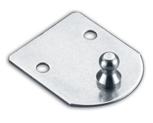 Support inox de fixation latérale pour vérin avec rotule