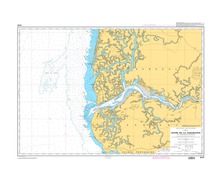 SHOM 6297 à plat Casamance