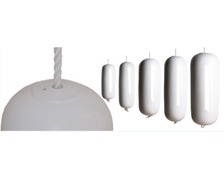 MAJONI Pare battage traversant blanc 25x68cm