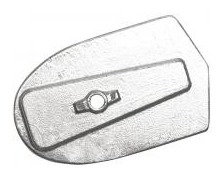 BIGSHIP Anode Yamaha plaque 6/8 blister BIGSHIP Anode Yamaha plaque 6/8 blister