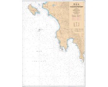 SHOM L7195 Ouest Peloponnèse - De Nísos Zákinthos à Ákra Taí SHOM L7195 Ouest Peloponnèse - De Nísos Zákinthos à Ákra Taí