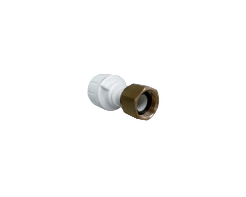 JOHN GUEST Union femelle fond plat écrou laiton 1/2 x Ø15mm JOHN GUEST JOHN GUEST Union femelle fond plat écrou laiton 1/2 x Ø15mm JOHN GUEST