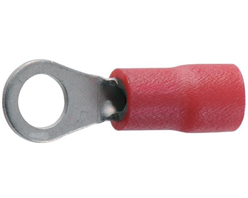 Cosses oeillet Ø4mm rouge les 10 Cosses oeillet Ø4mm rouge les 10