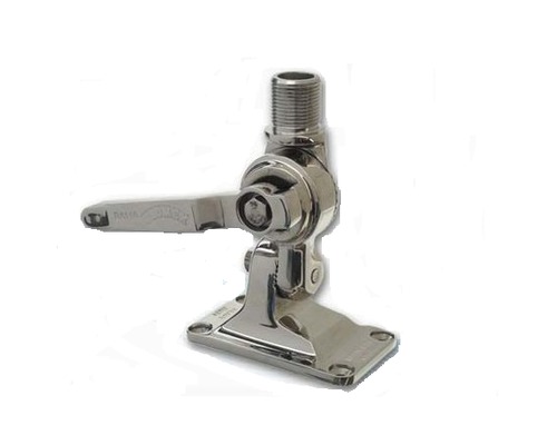 GLOMEX RA116SS Embase plat pont chrome 2 axes Glomex GLOMEX RA116SS Embase plat pont chrome 2 axes Glomex