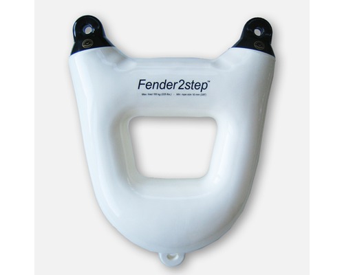 DAN FENDER Pare-battage 2 marches blanc Dan-Fender
