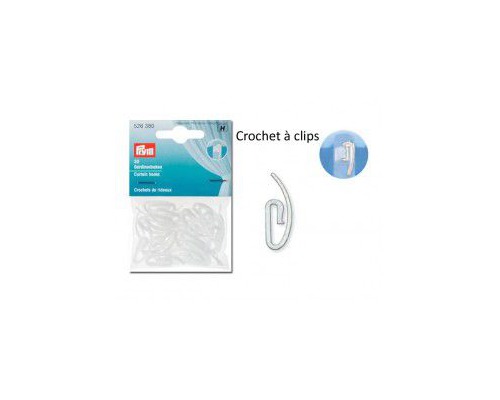 PRYM Crochets de rideaux (les 30) PRYM