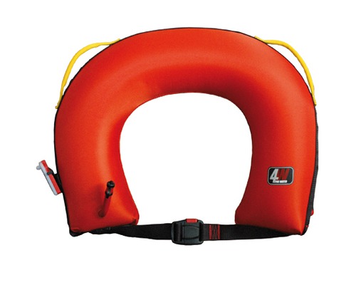 OCEAN SAFETY Bouée fer à cheval gonflable housse blanche Ocean Safety