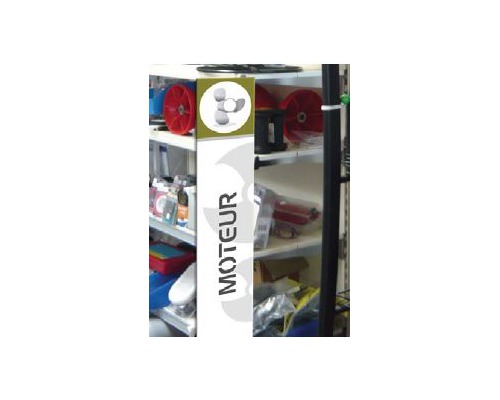 Kit de 12 panneaux signalétique verticaux BigShip