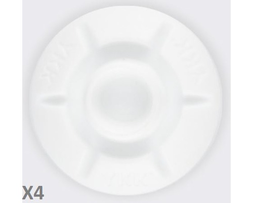 YKK SNAD dôme mâle blanc Ø25 les 4 YKK YKK SNAD dôme mâle blanc Ø25 les 4 YKK