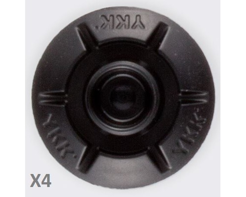 YKK SNAD dôme mâle noir Ø25 les 4 YKK YKK SNAD dôme mâle noir Ø25 les 4 YKK