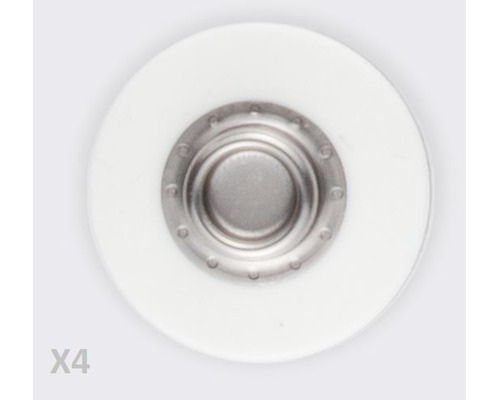 YKK SNAD flexible mâle blanc Ø25 les 4 YKK YKK SNAD flexible mâle blanc Ø25 les 4 YKK