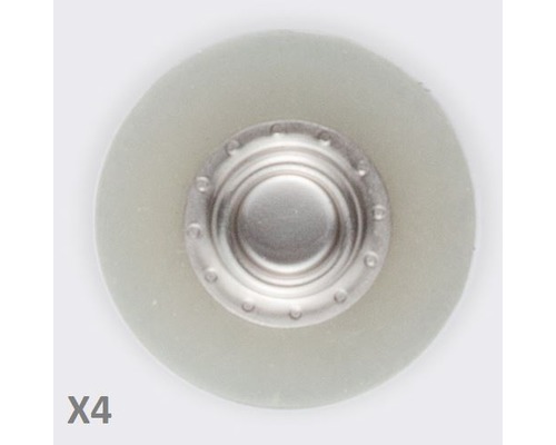 YKK SNAD flexible mâle transparent Ø25 les 4 YKK YKK SNAD flexible mâle transparent Ø25 les 4 YKK